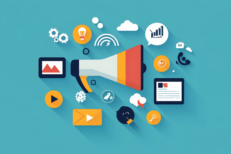 Illustration showing how SEO and content marketing work together to help content rank