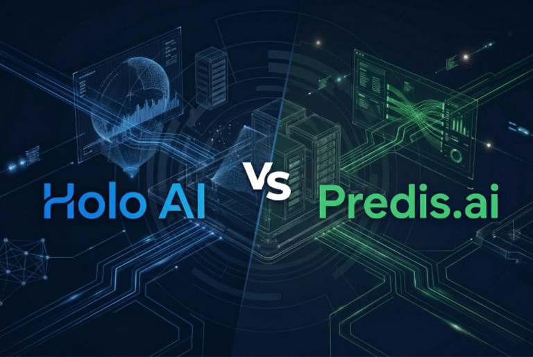 Holo AI vs Predis.ai comparison 2026 — which AI social media tool is worth it for small businesses and marketers