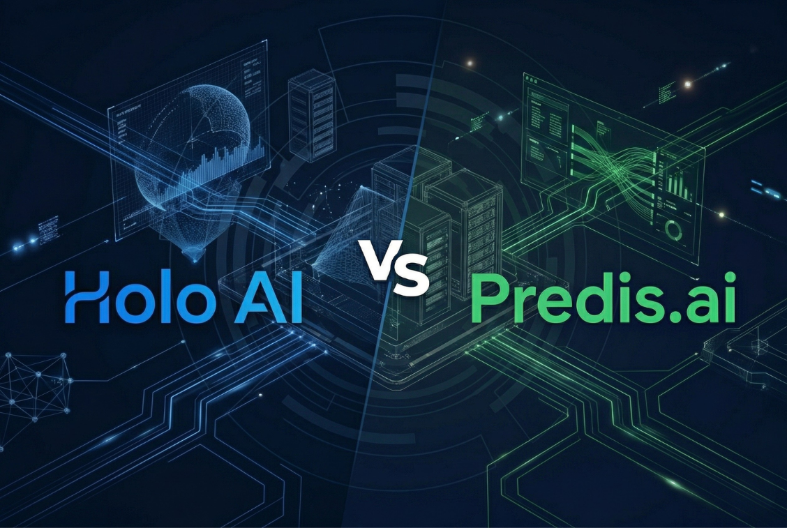 Holo AI vs Predis.ai comparison 2026 — which AI social media tool is worth it for small businesses and marketers