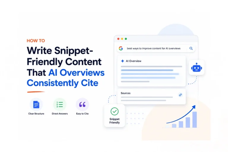 How to write snippet-friendly content that AI Overviews ChatGPT Perplexity and all major AI platforms consistently cite in 2026