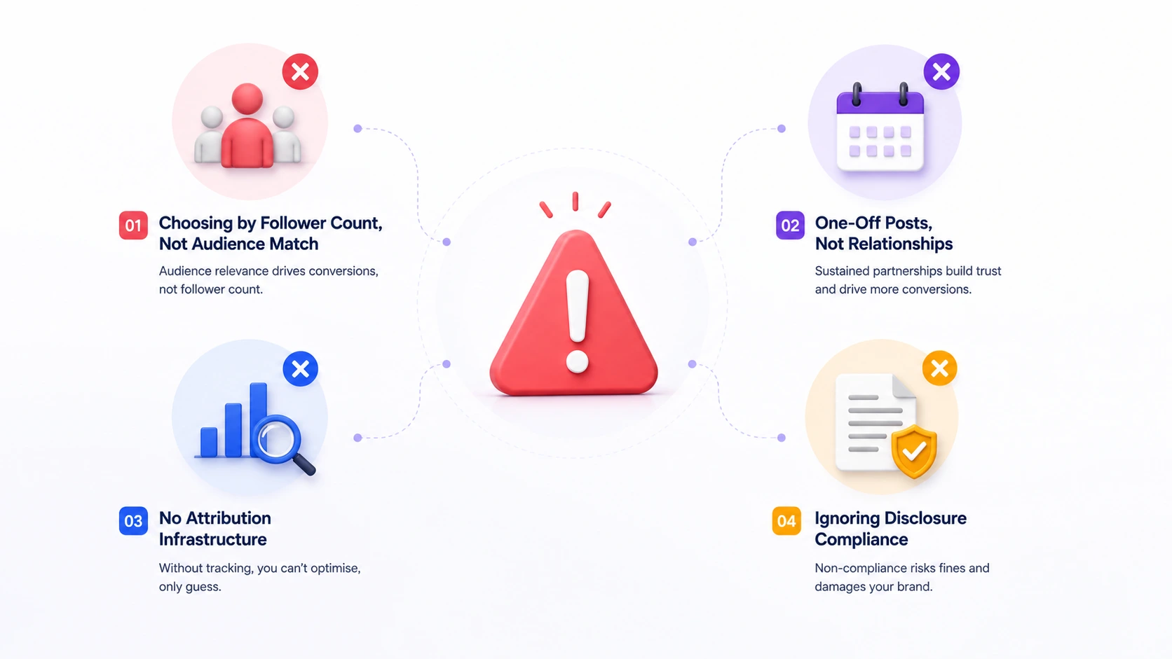 Dart hitting the center of a target representing the precise audience match that makes micro-influencer affiliate marketing deliver higher ROI than macro-creator campaigns