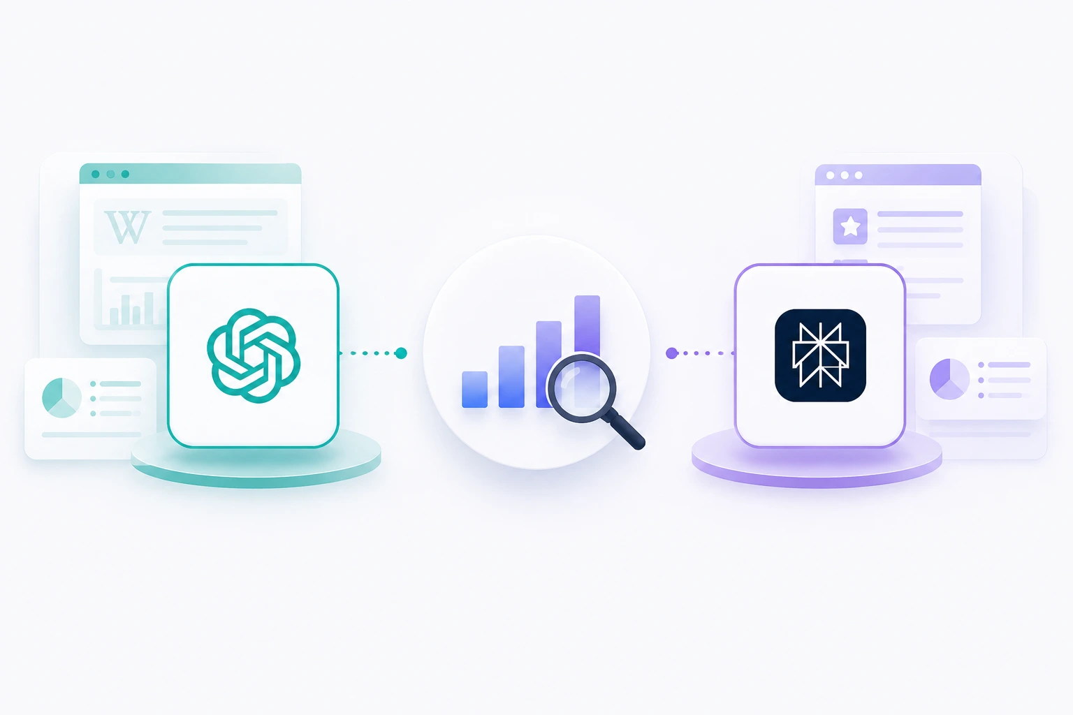 Research experiment setup representing the methodology of testing 20 articles across ChatGPT and Perplexity to identify what content gets cited by AI search platforms in 2026